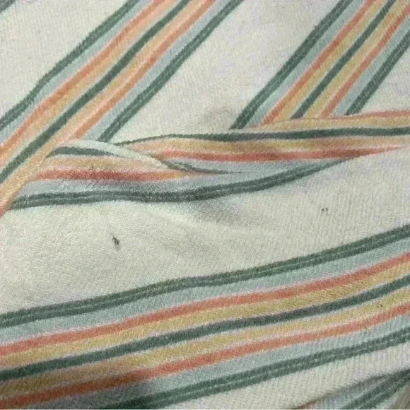 Southern Spirit Striped Beach Vacation Comfy Hoodie Poncho Sweatshirt Size S - Picture 7 of 10